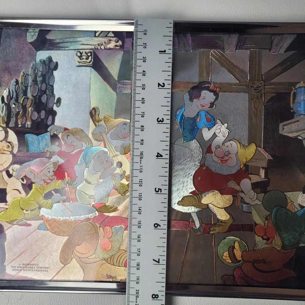 Framed Picture  Snow White & the Seven Dwarfs Foil picture 1937